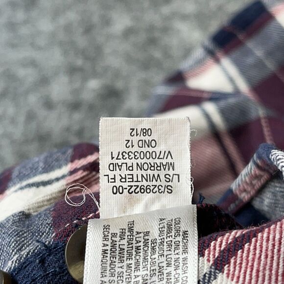 OLD NAVY SHIRT MENS XL FLANNEL VINTAGE RETRO LONG-SLEEVE BUTTON-FRONT EASY-CARE - Picture 9 of 13